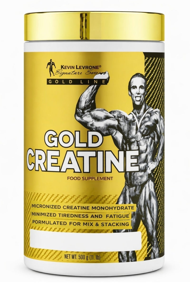 Kevin Levrone Gold Creatine Monohydrate Micronized 100 Servings 500 Grams, Unflavoured - Image 1